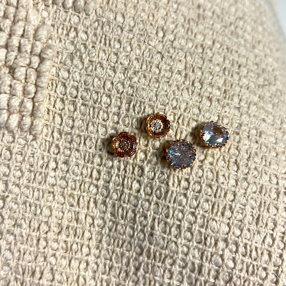 Kate Spade & Coach stud earring set - Picture 1 of 4